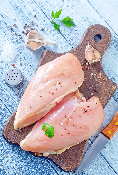 journée de poulet diététique