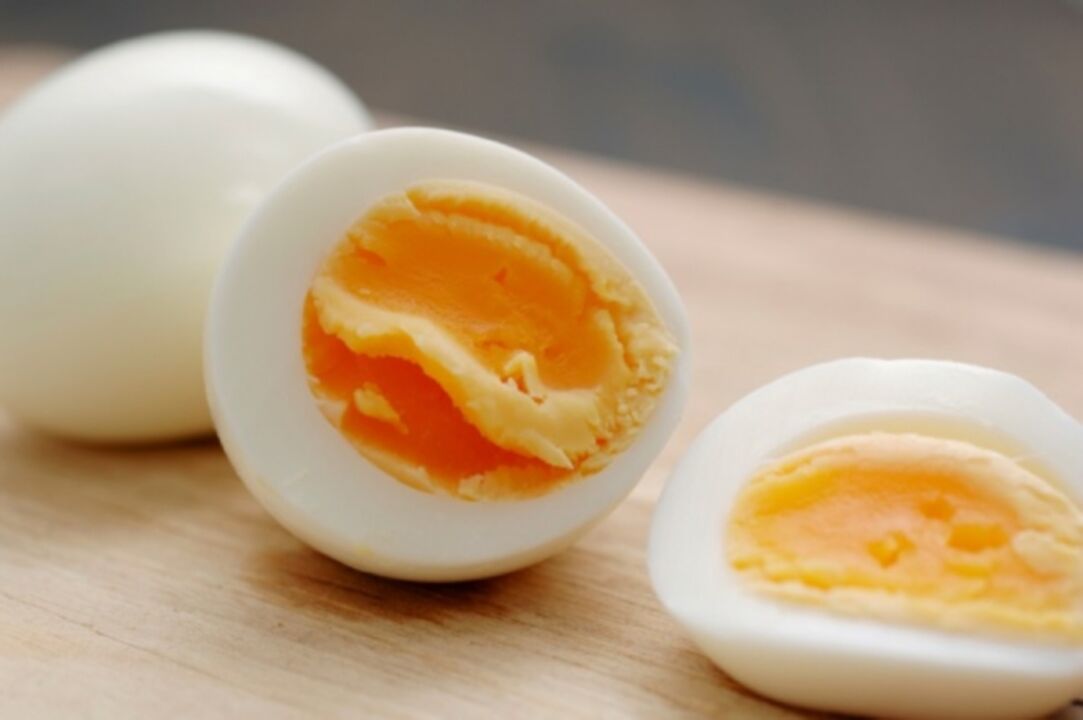 œufs durs pour le régime japonais